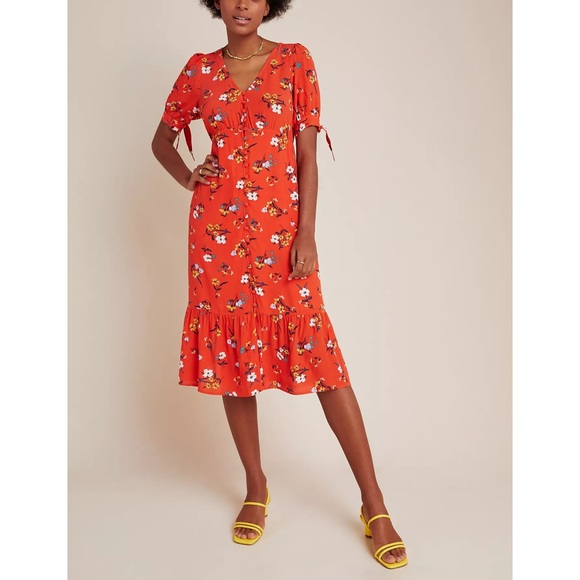 Anthropologie Dresses & Skirts - Anthropologie Maeve Eudora Floral Midi Dress NWT